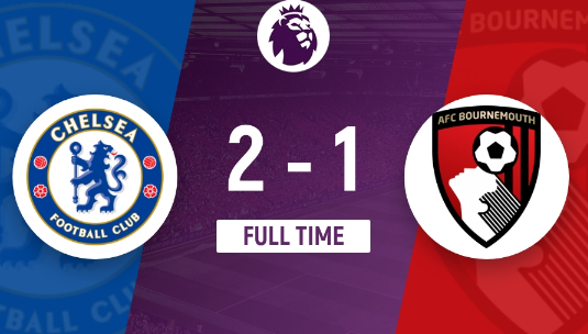 英超-切尔西2-1战胜伯恩茅斯锁定欧战 蓝军5连胜第6收官 英超-切尔西2-1战胜伯恩茅斯锁定欧战 蓝军5连胜第6收官