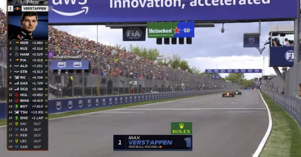 F1加拿大站正赛:维斯塔潘夺冠,法拉利双车退赛,周冠宇第15 F1加拿大站正赛:维斯塔潘夺冠,法拉利双车退赛,周冠宇第15