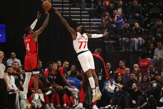 杰伦-格林31分 阿门22+7 哈登范乔丹缺阵 火箭赛季三杀快船