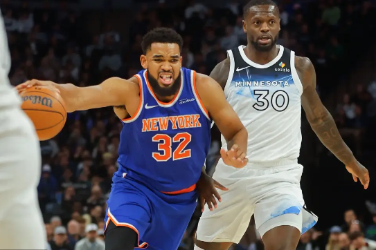 唐斯首回明尼苏达32+20 大桥29+6+6 尼克斯大胜森林狼