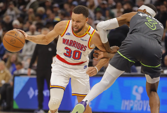 库里31+10&关键三分雨！爱德华兹20中6 勇士力克森林狼