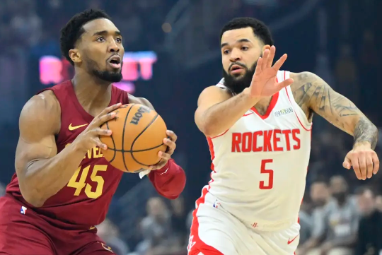 阿门23+14+10 米切尔&加兰合砍72分 火箭双杀骑士送其三连败