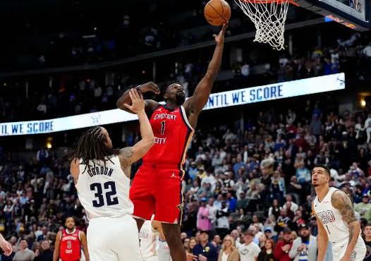 约基奇38+8+10 波特39+12 锡安28+6 掘金送鹈鹕7连败