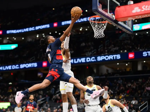 乔治23+7 萨尔21+5 朱赞27+7 奇才7人得分上双击退爵士