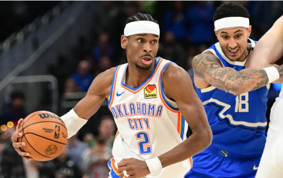 SGA31分 哈腾24+12 字母哥三双 雷霆双杀雄鹿