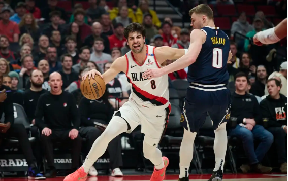 阿夫迪亚36+8+7 约基奇缺阵 掘金不敌开拓者助湖人升至第3