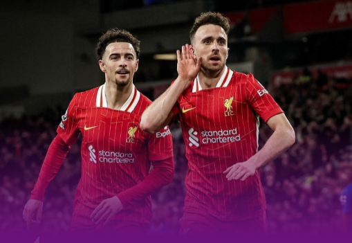 英超-利物浦1-0埃弗顿12分优势领跑，若塔一击制胜