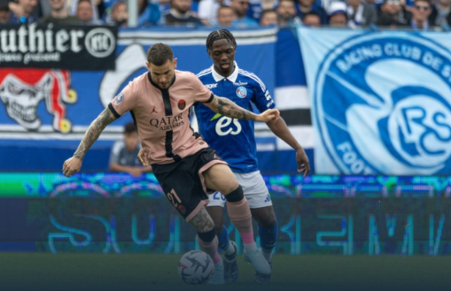 法甲-巴黎1-2客负斯特拉斯堡，巴尔科拉奔袭建功，卢卡斯摆乌龙