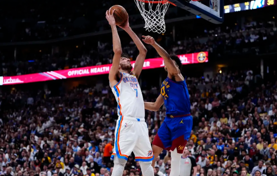 NBA-约基奇20+16戈登三分绝平 掘金加时113-104胜雷霆2-1领先 NBA-约基奇20+16戈登三分绝平 掘金加时113-104胜雷霆2-1领先